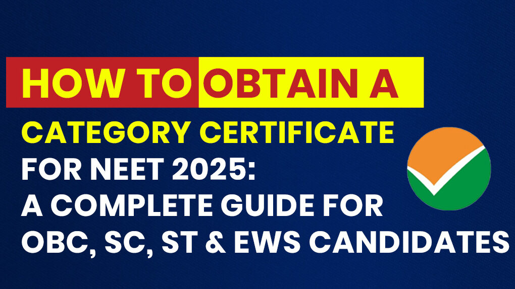 Category Certificate for NEET 2025