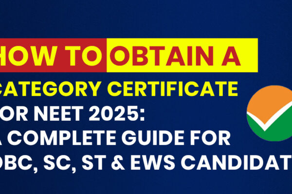 Category Certificate for NEET 2025